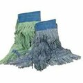 Abco New Natura yarn Blended Looped Blue W/Red Mesh Mop Tape Brick Pack, 12PK CLM-301XLWB